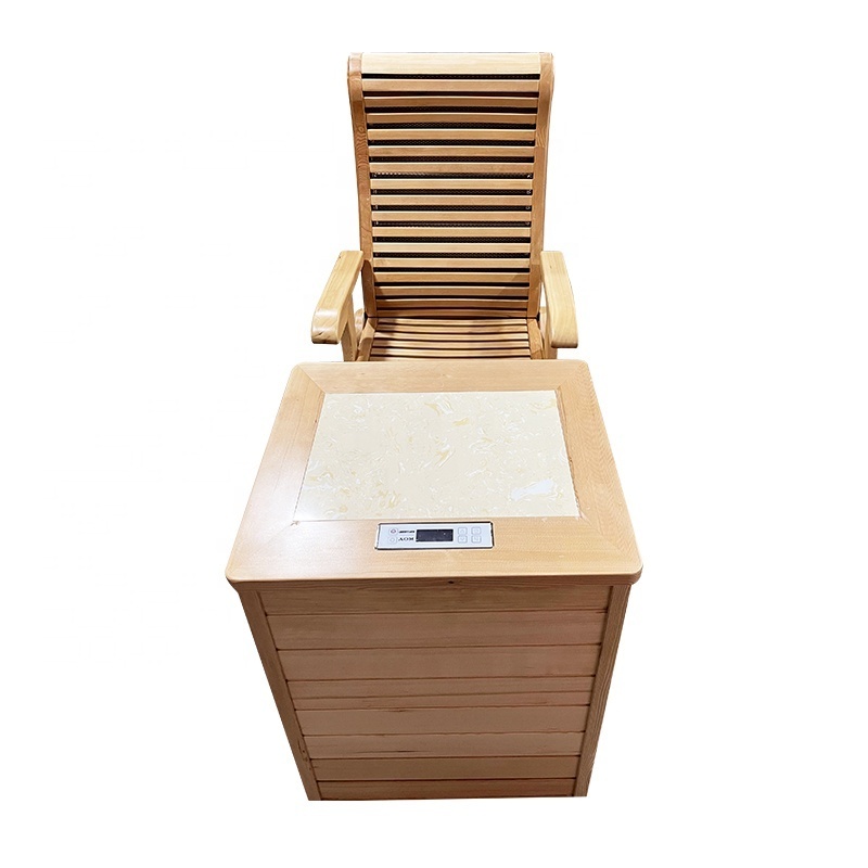 New flannelette foot sauna  and adjustable far-infrared sauna chair for home use