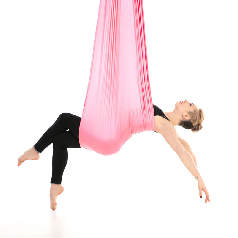 Real Tricot 40 Denier aerial yoga hammock fabric set cheapest antigravity yoga hammock