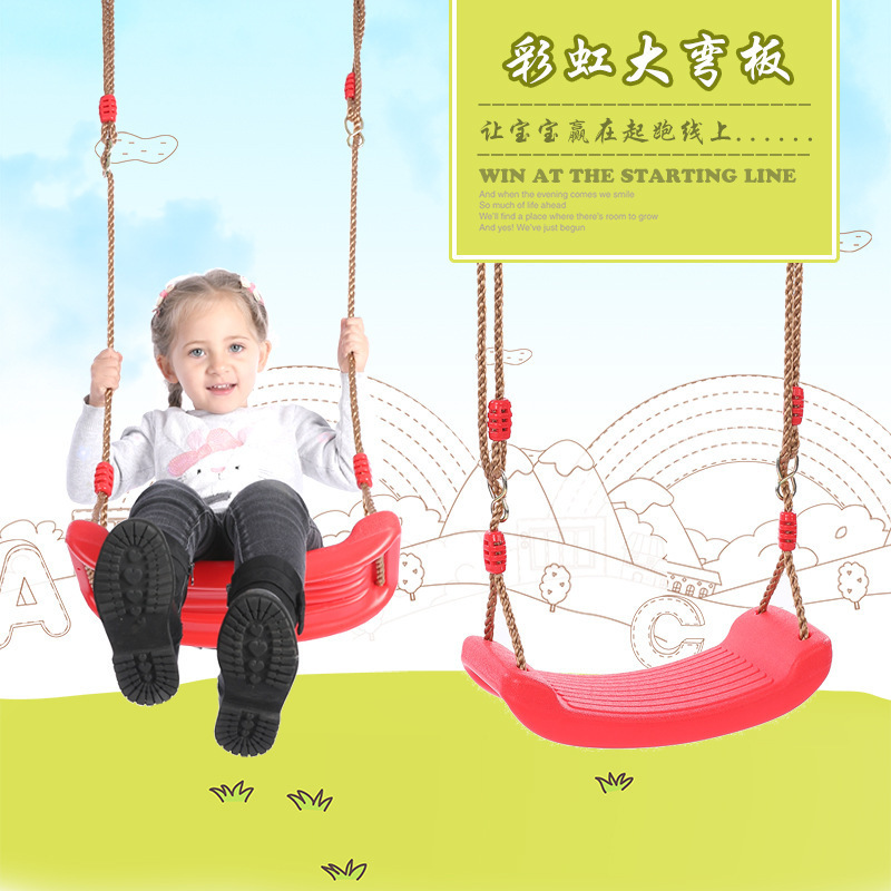 Wholesale Child Garden Swing Seat Toddler Swinging Board With Adjustable Ropes For Tree Backyard Playground