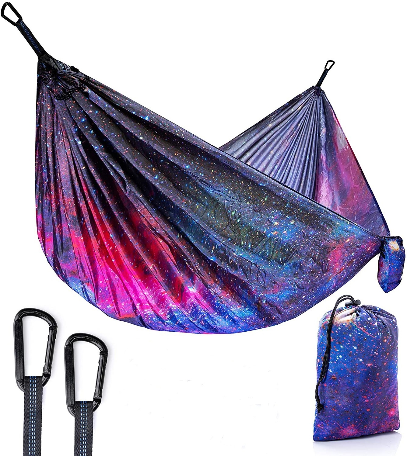 Camping Parachute Nylon Fabric Travel portable printing hammock