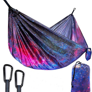 Camping Parachute Nylon Fabric Travel portable printing hammock