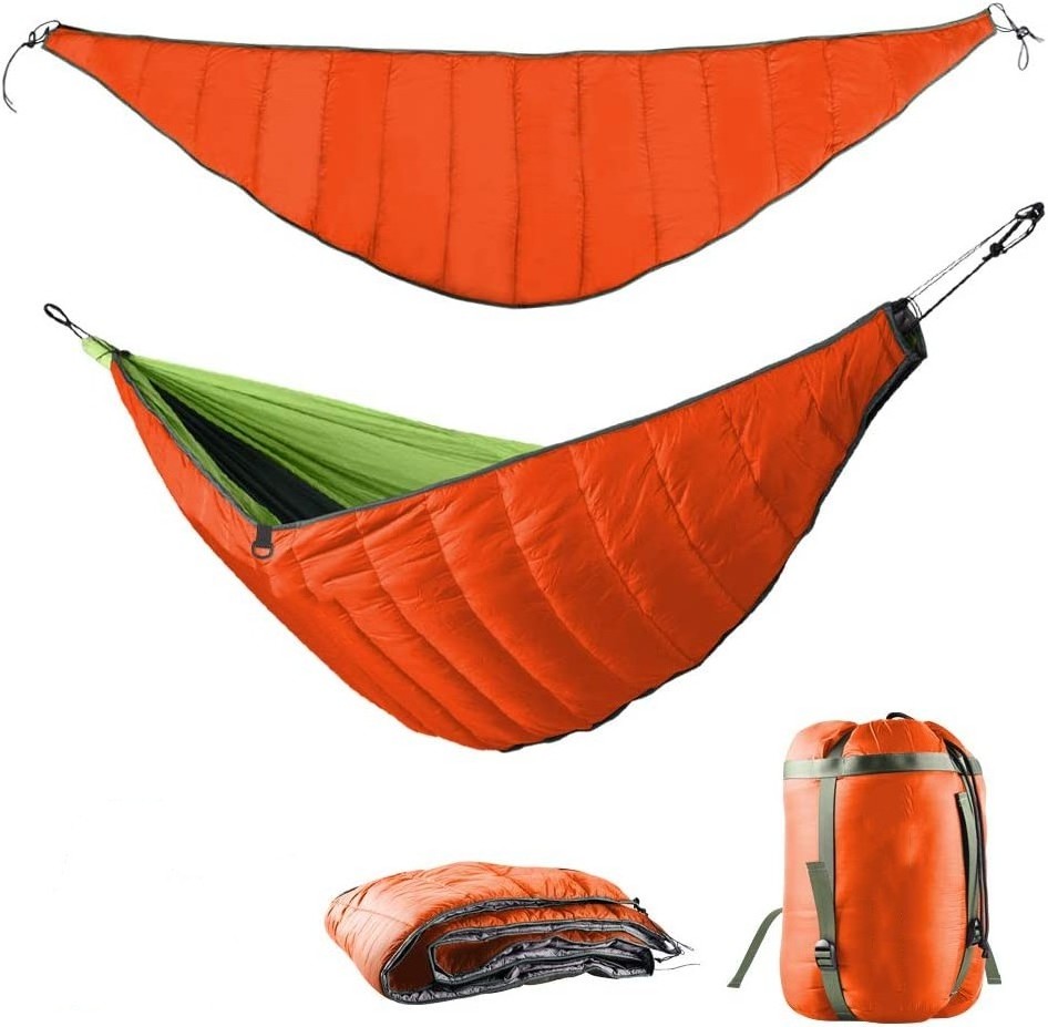 Underquilt for Single & Double Camping Hammocks, Lightweight Portable Top Warm 4 Season Winter Under Quilt for Outdoor