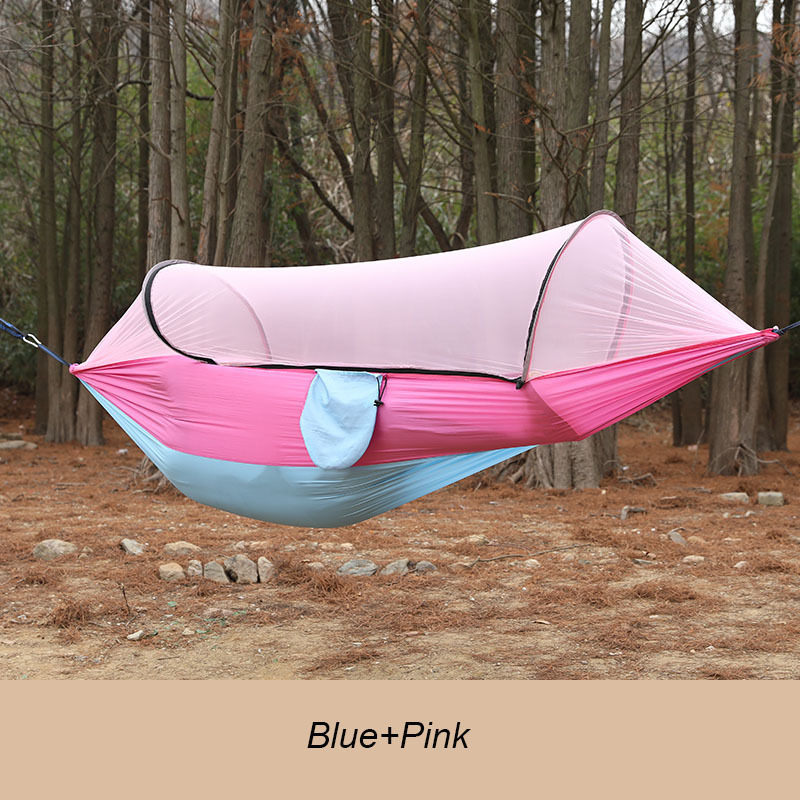 OEM ODM Accepted Low MOQ Outdoor Durable Portable Nylon Tree Jungle Camping Hammock With Net