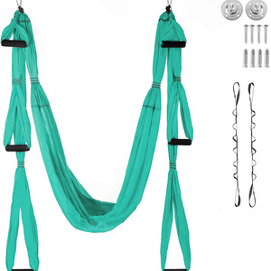 2024 Nylon Aerial Yoga Swing Hammock With Strap And Ceiling Mount Whole Sale Yoga Set Many Colors Logo Custom