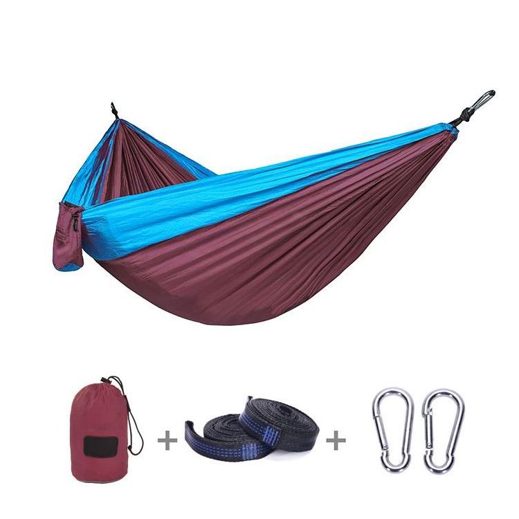 2023 Hot Portable Parachute Camping Survival Garden Leisure travel Double Hammock