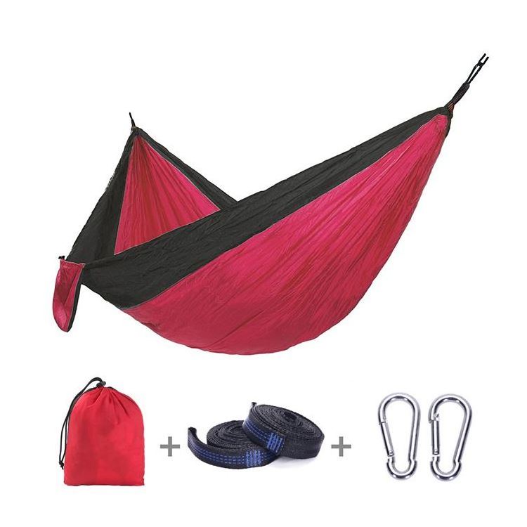 2023 Hot Portable Parachute Camping Survival Garden Leisure travel Double Hammock