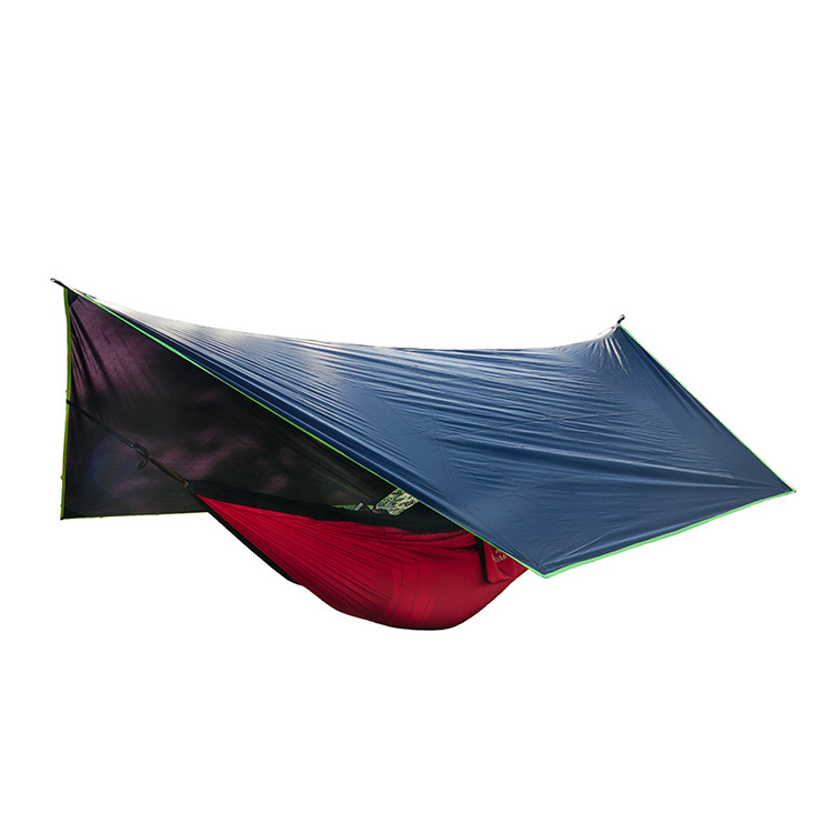 Camping Velarium Folding Beach Sun Shade and Rain Fly Hammock Tarp Tent With Canopy