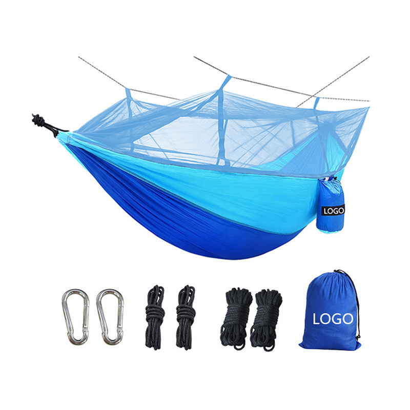 LOW MOQ Fast Delivery Custom Mosquito Net Camping Hammock Outdoors Factory Portable Hammock