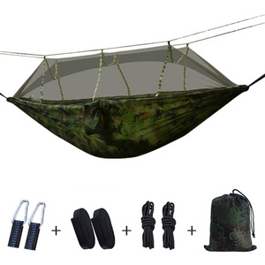 LOW MOQ Fast Delivery Custom Mosquito Net Camping Hammock Outdoors Factory Portable Hammock