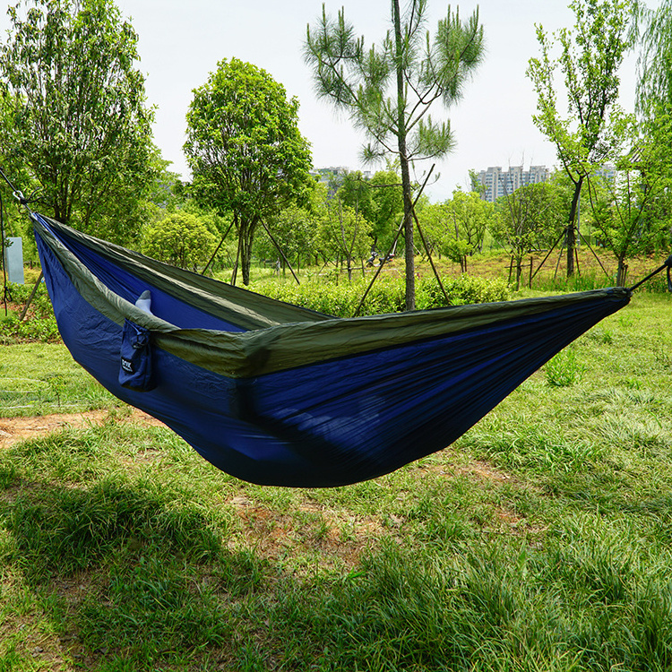 Factory Direct Sales Easy To Pack For Travel Ripstop Nylon Parachute Single Person Hammock