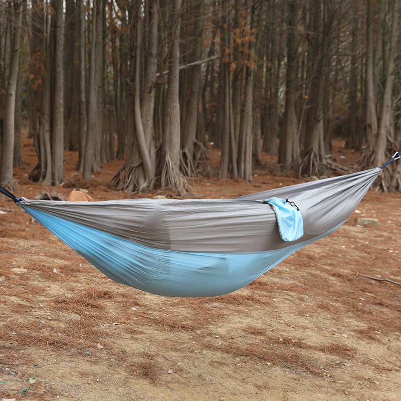 Single Portable Hammocks With 2 Tree Ropes Lightweight Nylon Hammocks for Backpacking  Beach Backyard Patio Hiking