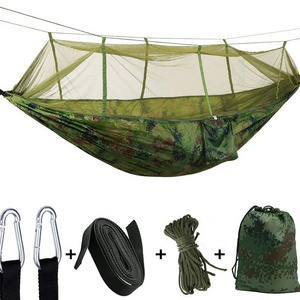 Camping Hammock with Net Single Hammock with House-Like Net- Easy Setup & Pack Lightweight Portable Backpacking Outdoor