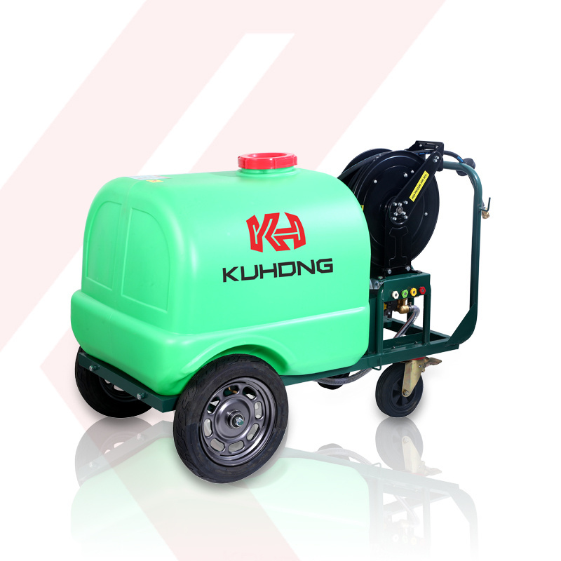 KUHONG 15L / Min 300Bar Commercial Pressure Washer Gasoline High Pressure Washer Jet Pressure Cleaners