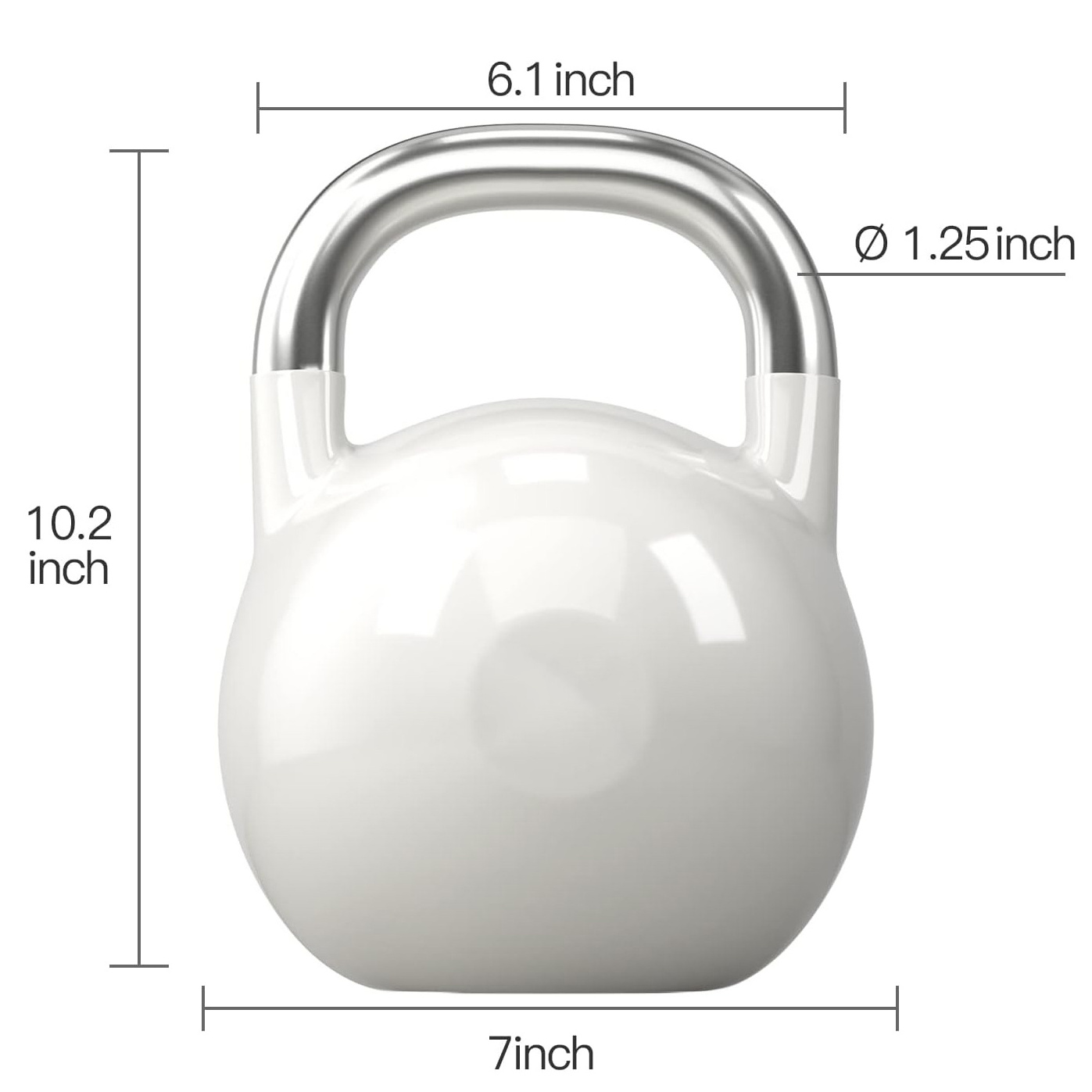 Custom Logo 10 to 50 LB Competition Plated Colored Kettlebell For Bodybuilding Weight Training