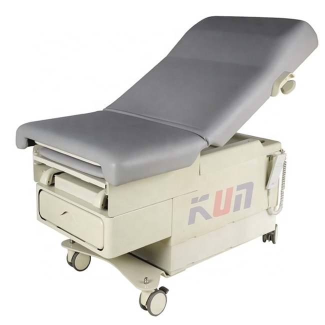 Medical Manual Ob Gyno Exam Table with Stirrups