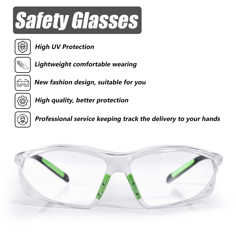 Safeyear ANSI Z87 Safety Glasses Eye Protection, Anti-fog Protective Work Eyewear with CE Industrial Anti-Fog Lens