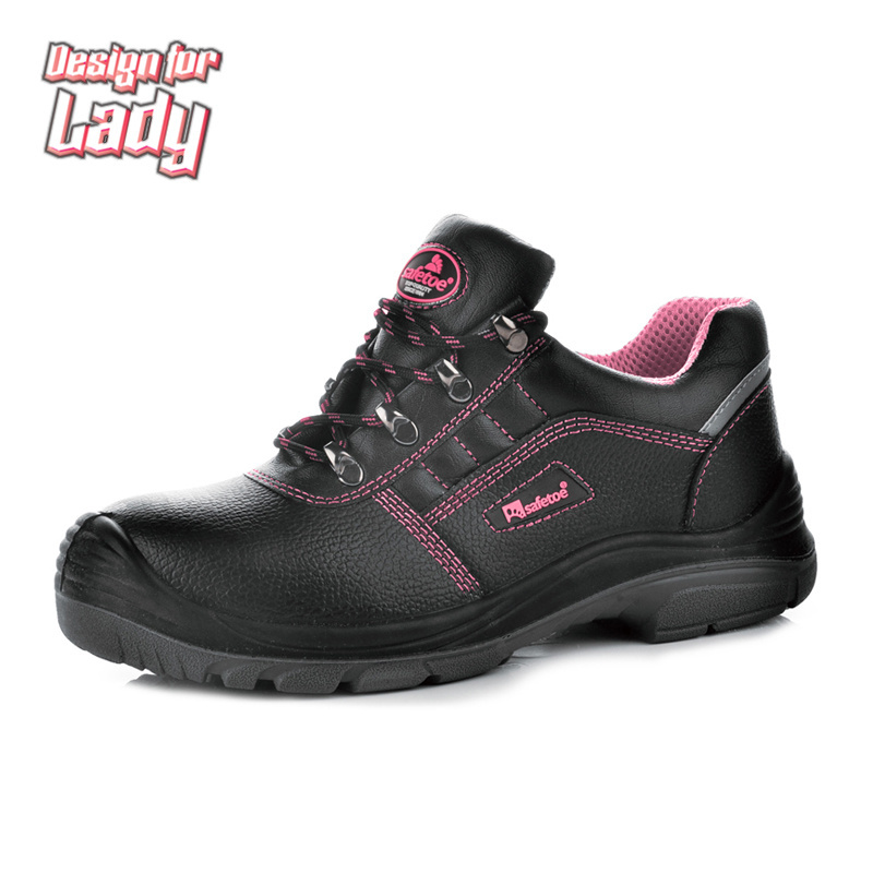 Safety shoes lightweight ladies comfortable women's steel toe boots for work