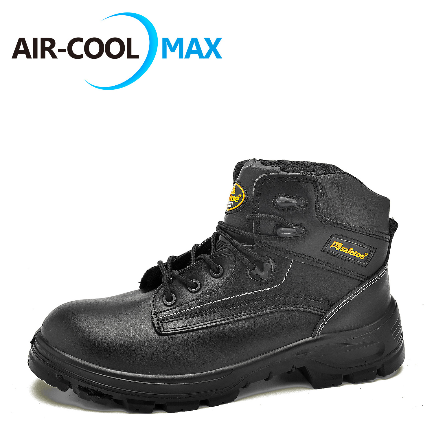 high quality S3 black shoes work land safety shoes insulated wedge sole work boots