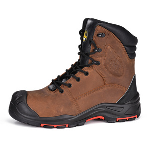 Non Slip Oil Resistant Work Boots Anti-Static Oil Resistant Safety Shoes For Men