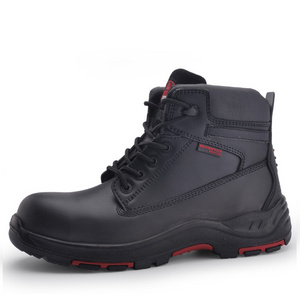 New design safety shoes certificate electrician safety boots farming shoes steel toe rubber boots insulated