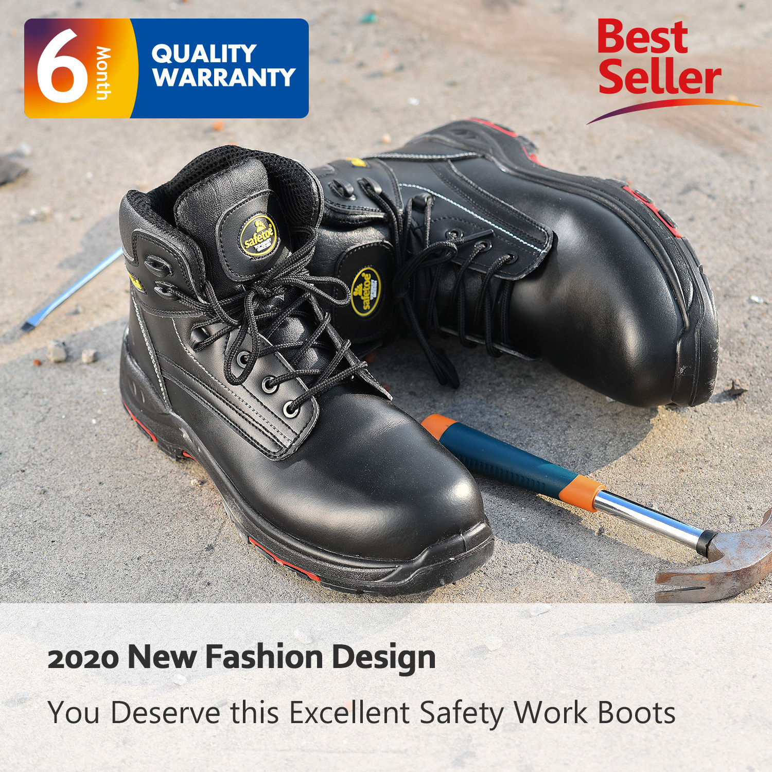 High Quality S3 Safety Shoes, Ankle Safety Boots insulated wedge sole work boots