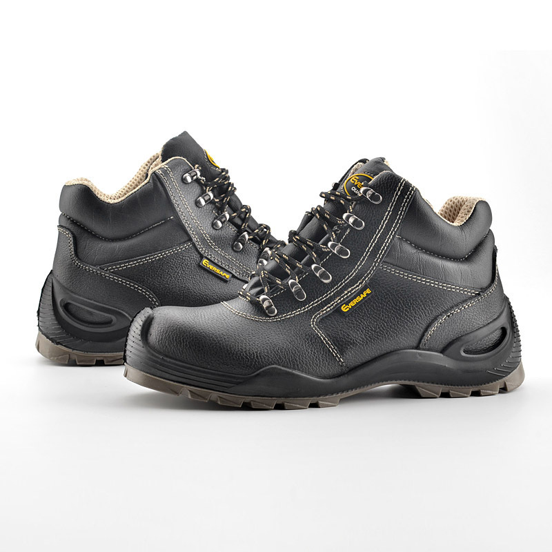 safty shoes steel toe Water Proof  For Work In Black Working Safety Shoes Work Boots Soft Toe Shoes