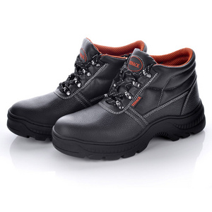 Tough rubber sole safety shoes boots for mining and welding construction site safety shoes rain boots