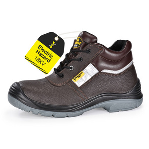 Insulated Steel Toe Boots Electrical Osha Slip Work Boots For Engineering Men