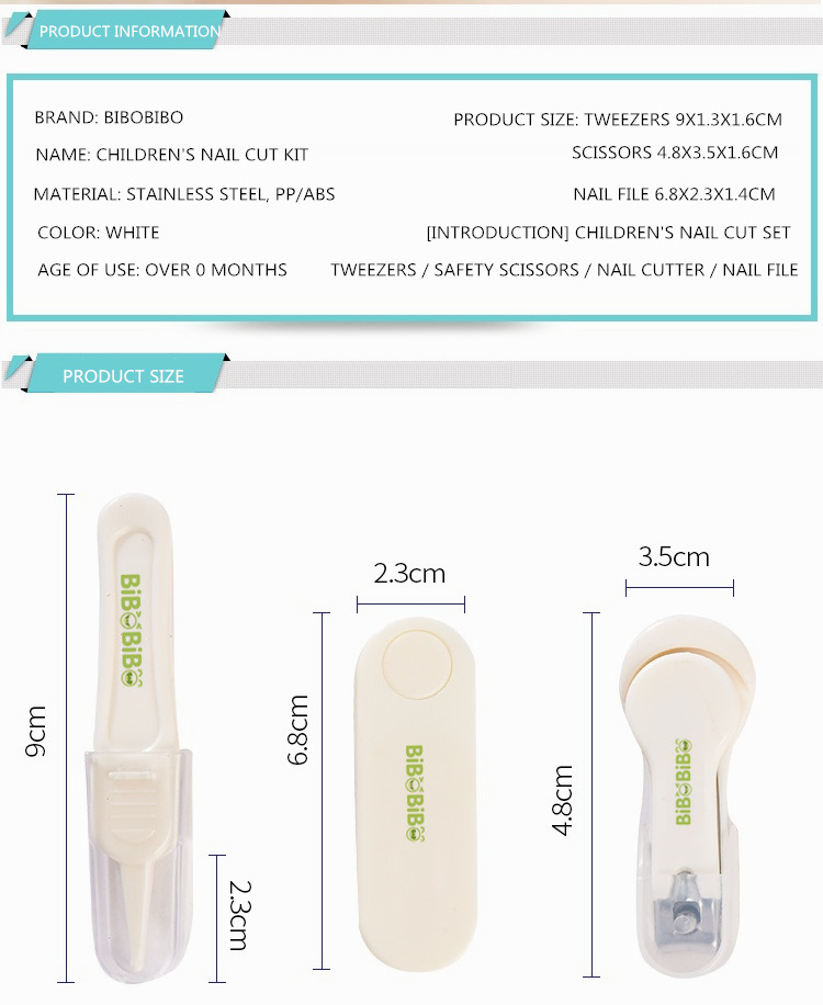 Baby Safety Kit Cute Health And Safety Nail Care Kit Designed To Protect Baby Nails