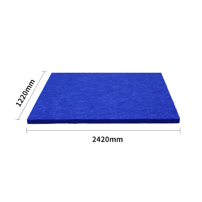 1220*2420*15Mm 7 KG Soundproof Acoustic Panel Art Decoration Polyester Fiber Acoustic Wall Panel For Indoor