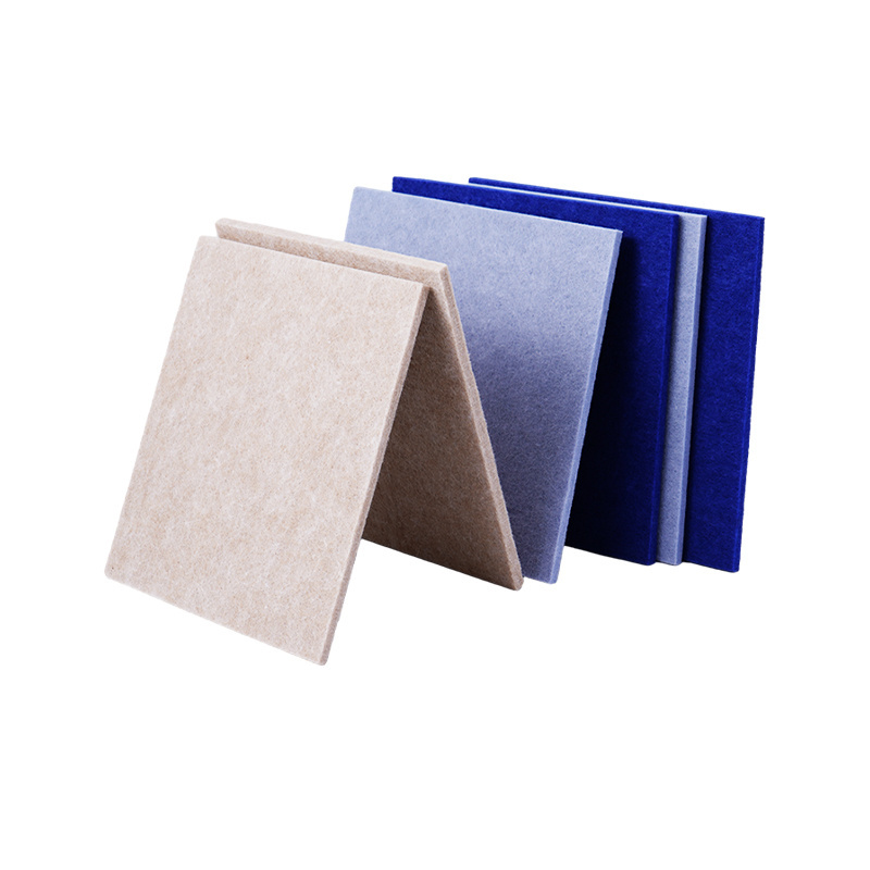 White Wall Decorate Acoustic Panels 1220*2420*9Mm 3.5 KG Sound Proof Wall Panels Polyester Fiber Acoustic Panel