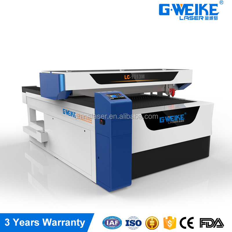 1325 China Cheap price 300w 2mm stainless steel metal and wood non-metal co2 laser tube big power laser cutting machine for sale