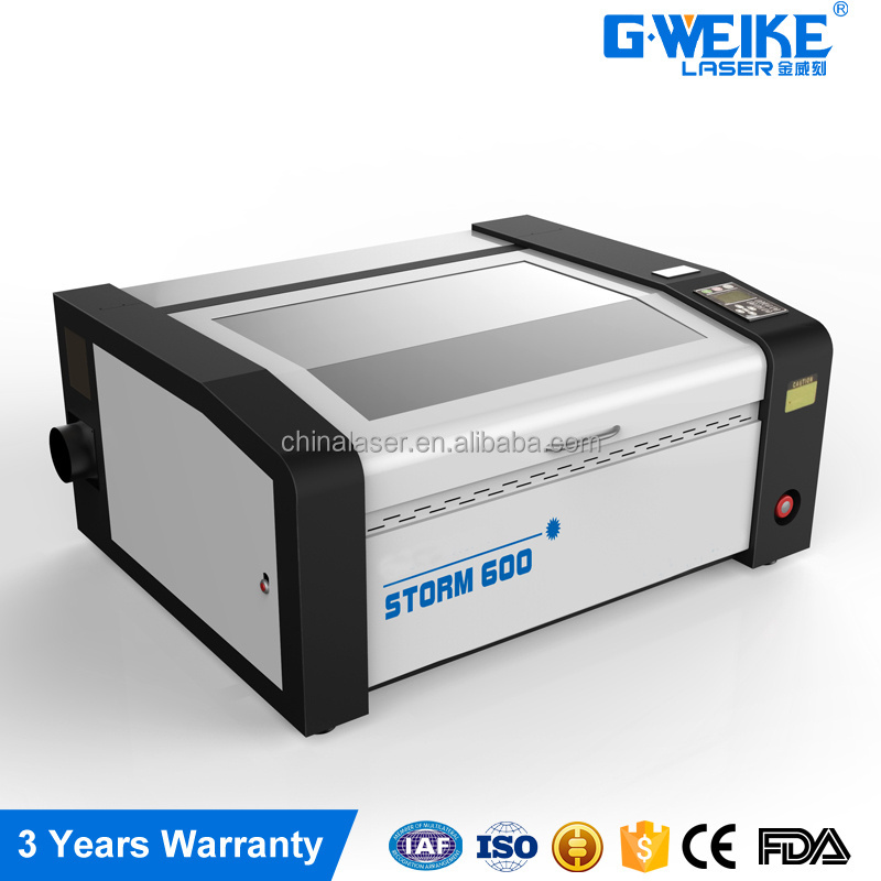 Mini laser engrave machine 600*400mm / 60w 40w reci co2 laser cutting/ Portable mini laser good price