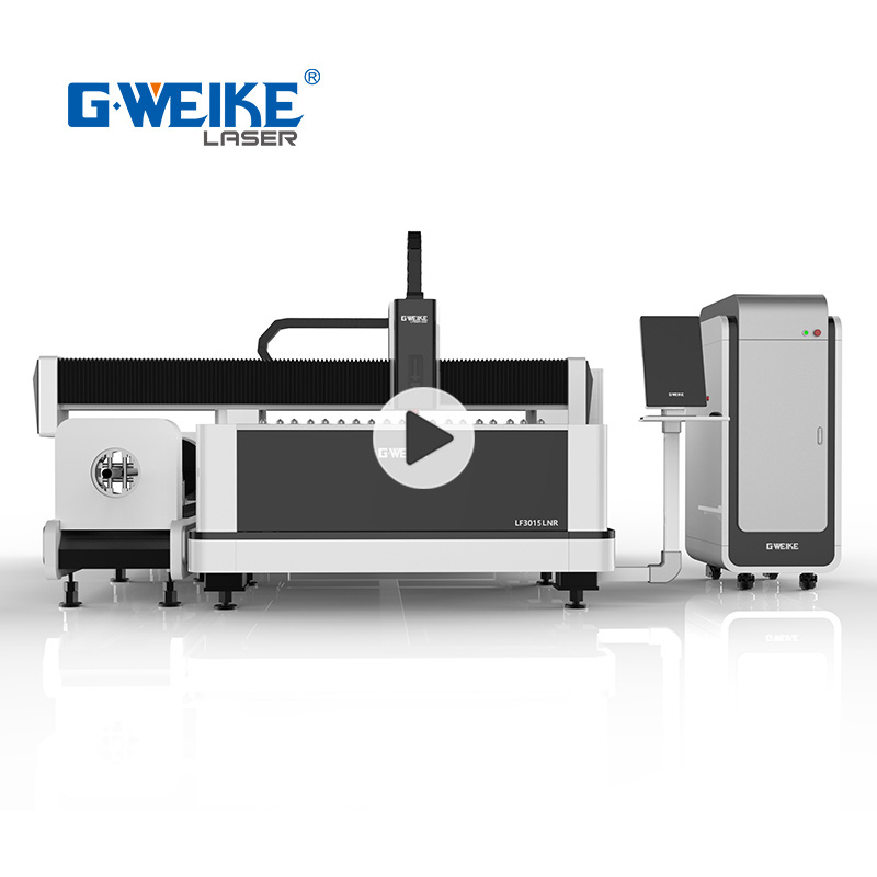 GWEIKE 3015 cnc fiber laser sheet metal cutting machine price  sheet  tube 3m*1.5m rotary plate pipe laser cutting