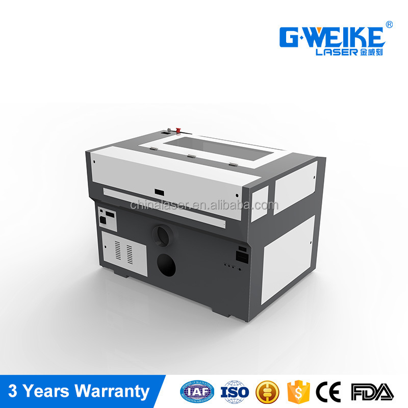 3 years warranty camera laser cutting machine mini fabric laser cutter 6090 for wood bamboo jade acrylic