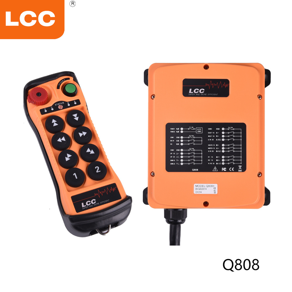 New product telecontrol industrial 8 channel crane wireless rf remote control 12v toggle switch