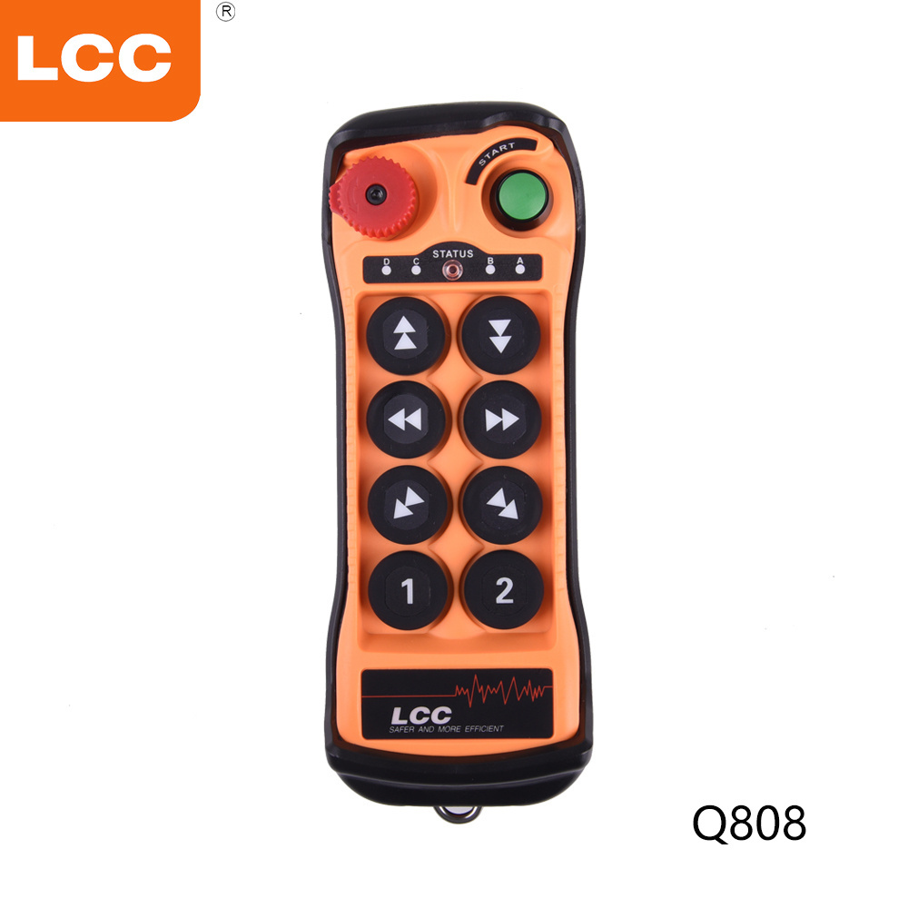 New product telecontrol industrial 8 channel crane wireless rf remote control 12v toggle switch