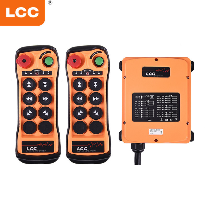 Q606 IP65 industrial wireless radio overhead crane remote controls switch used