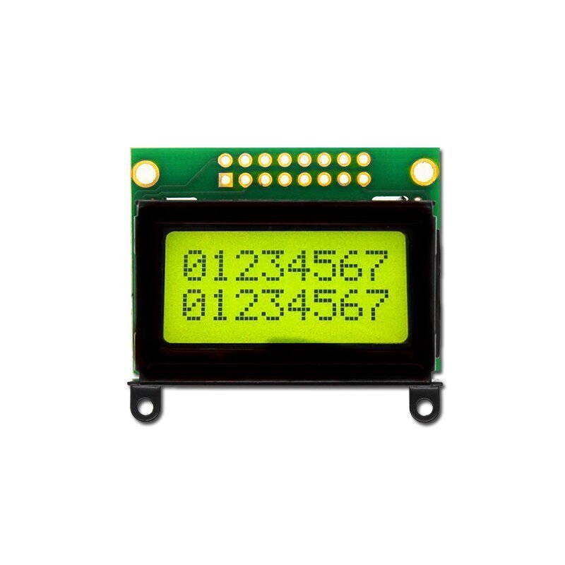 CLX Factory supply 0802 1601 1602 2002 2004 4002 8X2 16X1 16X2 20X2 20X4 40X2 monochrome character dot matrix lcd display module