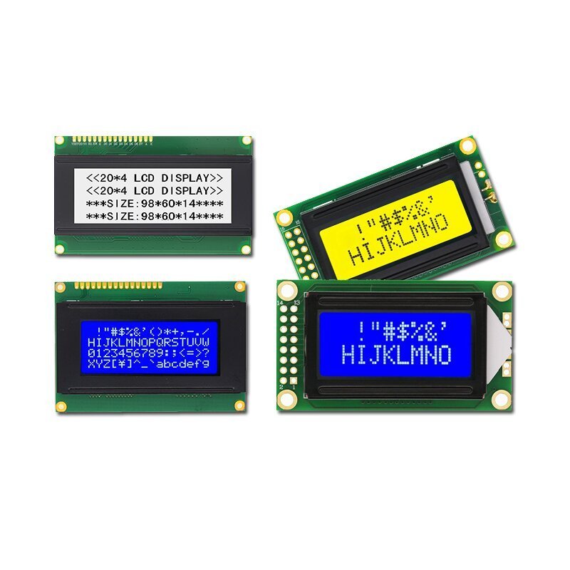 CLX Factory supply 0802 1601 1602 2002 2004 4002 8X2 16X1 16X2 20X2 20X4 40X2 monochrome character dot matrix lcd display module