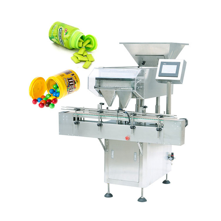 8 Channels Candy Gummy Capsule Tablet Counting Machine Counter Automatic Seed Counting Machine