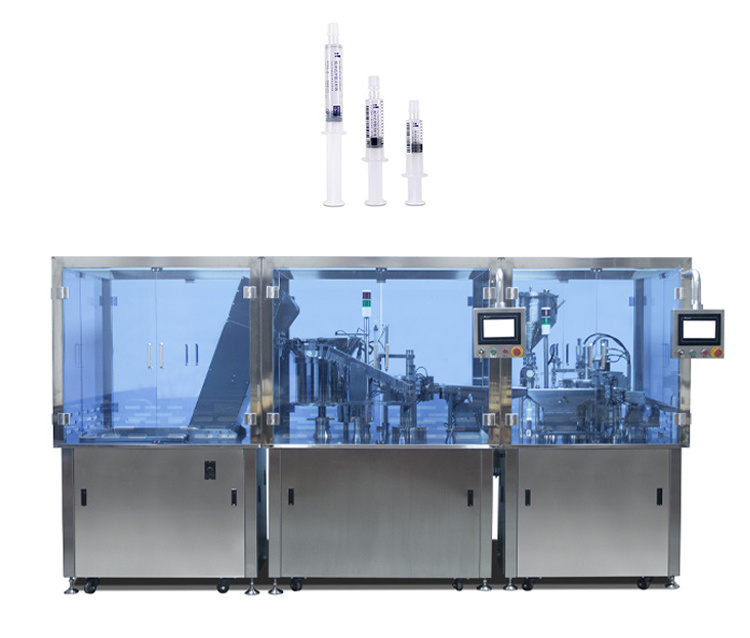 Automatic Pre-sterilized Glass Vaccine Plugging Pre-filled Prefilled Gel Syringe Filling Machine