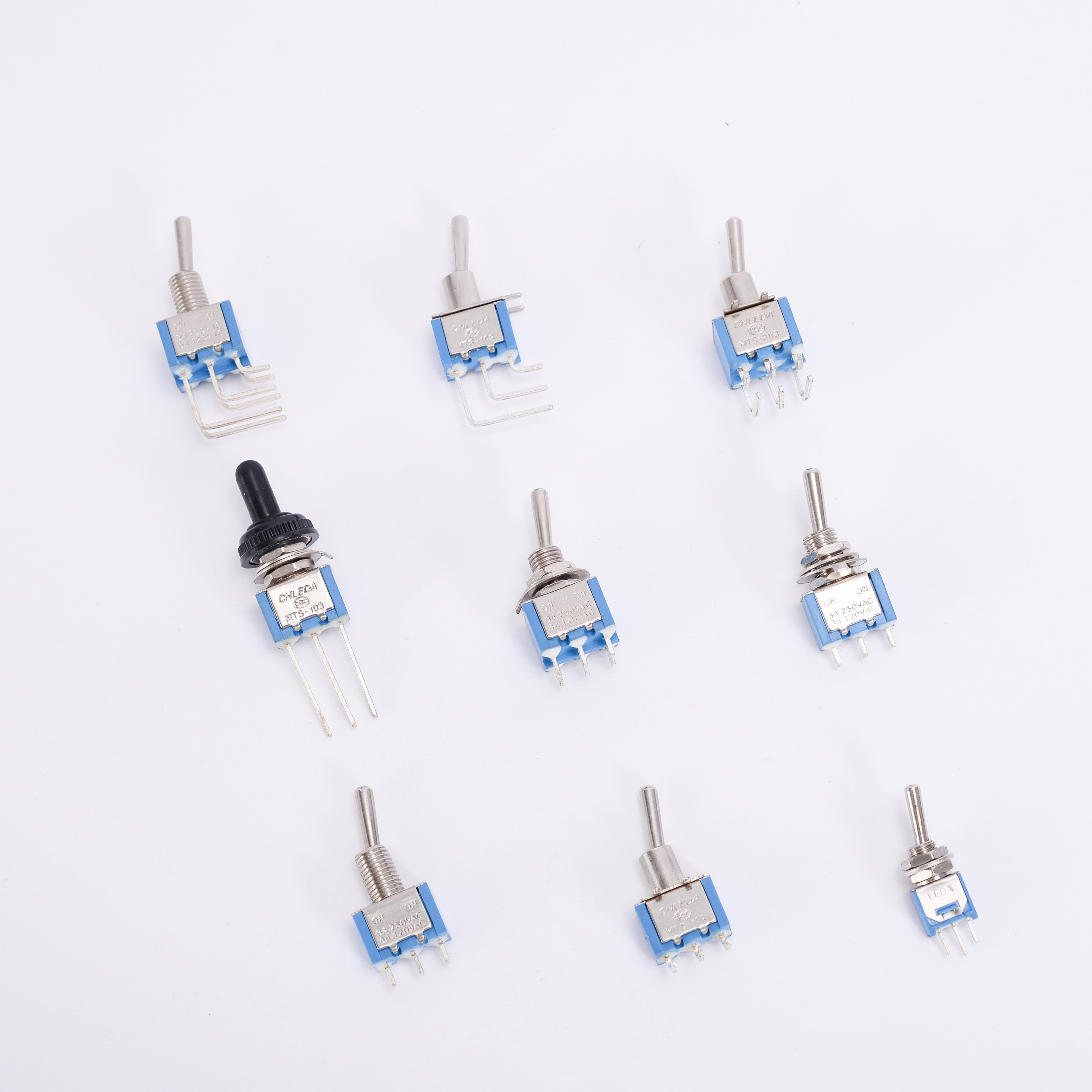 CNLEDA MTS-102 MTS-103 MTS-112 MTS-113 MTS-123 Brass Waterproof 6MM Momentary Mini Toggle Switches