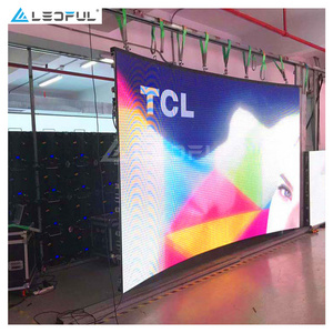 Custom Wholesale Outdoor Indoor Curved Flexible Round Led Screen Display