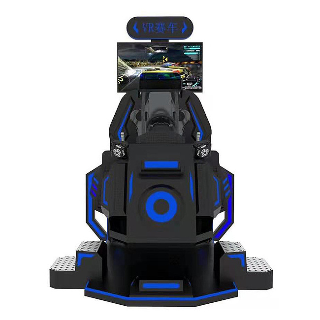 China Lehong  Virtual Reality Arcade Machines 360 Vr Chair 360 Roller Coaster Vr car racing Simulator game machine