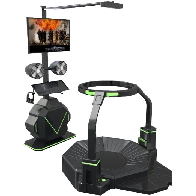 Indoor playground vr walking simulator vr treadmill  9D VR virtual reality