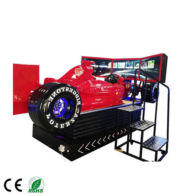 Exciting  9d virtual reality Racing Simulator F1 Car Driving GAME  VR SIMULATOR 9D