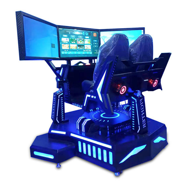 Hydraulic F1 Racing  Simulator 3 Screen Virtual Reality VR Games Indoor Amusement Park Product For Sale