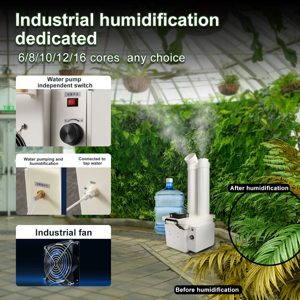 Ultrasonic atomizer stainless steel 240V plant humidifier module 360W humidificateur planet humidifier