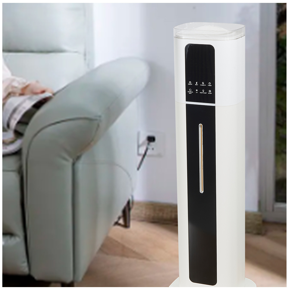 H20 Industrial Ultrasonic Air Remote Control White Stand Humidifier Cool Mist For Bedroom Home Hotel